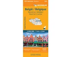 Michelin 533 België Noord en Midden - Belgique Nord et Centre