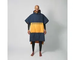 Voited Poncho Ocean Navy/Desert S/M