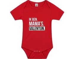 Mamas valentine gift text baby barboteuse rouge garçons et filles - Valentin cadeau barboteuse 68 (4-6 mois)