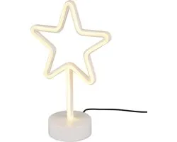 REALITY STAR - Tafellamp - Wit - incl. 1x SMD 1,5 W - USB-aansluiting - Niet dimbaar - Geschikt voor accuvoeding