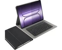 Étui Cazy pour tablette avec clavier compatible avec OnePlus Pad 3 - Clavier Bluetooth AZERTY - Zwart