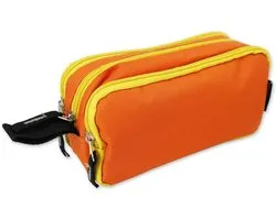 Starplast EA4889, Pencil Case, Pencil Case, Travel Set, Suitcase 3 Zippers, 3 Compartments, Large Capacity - ShopVlot