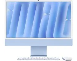 Apple iMac 2024 Blauw - M4 8 core CPU, 8 core GPU, 16GB RAM, 256GB SSD, Qwerty NL, Blauw