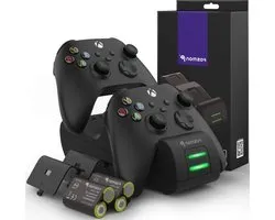 Station de charge Max Compatible avec les Manettes Xbox Series X/ S Elite, Dual station d'accueil – Noir