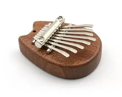 8-toets mini kalimba - verfijnde vingerduimpiano - Marimba muzikaal accessoire en hangergeschenk - Draakkat