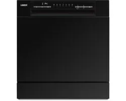 Labirent LMV8-7PZW1 - Mini Vaatwasser - 8 Couverts - 7 Programma’s - Modern - Kleine Vrijstaande Afwasmachine - Zwart