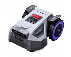 Robot tondeuse ANTHBOT M5 sans fil – Navigation visuelle RTK & IA – Cartographie automatique en 10 min – Évitement intelligent des obstacles – Commande par application – Jusqu'à 500 m²