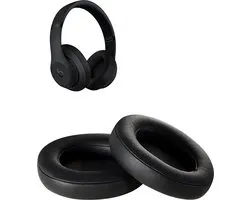 Oorkussens geschikt voor Beats By Dr. Dre Studio 2.0/3.0 wireless - Koptelefoon oorkussens voor Beats Studio zwart