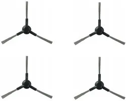 4 x Zijborstel compatibel met Dreame X30 Ultra/L10s Pro Ultra Heat/L10s Ultra Gen 2/Mova S10/E30 Ultra - Hoogwaardige vervanging