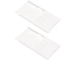 2 Stks Witte Camera's Card Adapter Memory Stick Pro Duo MS Adapter Lange MS-kaart Converter Compatibel met Sony Oude CCD Camera's