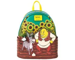 Dreamworks Loungefly Mini Backpack Shrek & Donkey Sunflower Field
