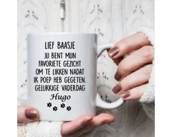 Beker "lief baasje" - Vaderdag - Grappige mok