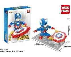 Sliper Heroes - Superhelden - Miniblocks - bouwset / 3D puzzel - 2440 bouwsteentjes