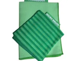 Chiffons de nettoyage Groene Beer Raamset: chiffon de nettoyage à micro-brosse et chiffon de séchage