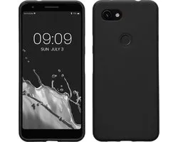 kwmobile phone case pour Google Pixel 3a - Coque pour smartphone - Coque arrière en noir mat