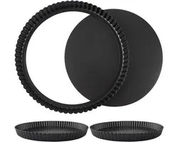 STARVAST Baking Moulds 28 cm, Cake Mold with Lifting Base, Quiche Mould, Tartlet Moulds, Cake Pan, Cake Pan, Cake - ShopVlot