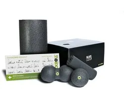 Blackroll Blackbox Set Black avec Standard et Mini Foamroller, Ball 8 cm et Duo ball 8 cm