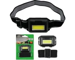 Hofftech Verstelbare LED en COB hoofdlamp - 3 standen - 80 lumen - 2 Watt