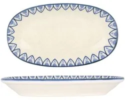 Bonna Serveerschaal - Esnaf - Porcelaine - 19x11 cm - set de 4