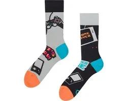 Chaussettes dépareillées rigolotes - Gamer - Taille 35-38