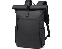 Grote Waterdichte Rolltop Rugzak voor Laptop - 16 Inch Backpack voor School, Werk en Reizen