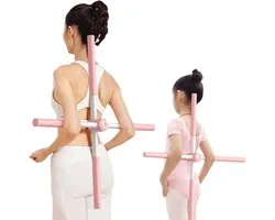 Bâtons de Yoga outil d'étirement-correcteur de Posture rétractable bâton de Correction de bosse posture corrector ceinture de renfort dorsale