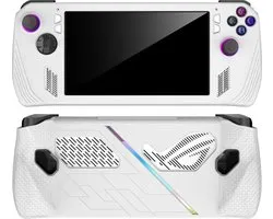 Étui souple RHYTHMFLAME adapté pour ASUS ROG Ally - Ryzen Z1 Extreme - Console de Gaming portable - Wit