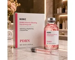 KOEC PDRN Collagen Stem Cell Ampoule, Sérum visage au collagène et acide hyaluronique, Sérum hydratant pour une peau éclatante, 30 ml