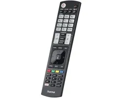 Télécommande universelle Hama pour téléviseur LG , apprentissage IR + boutons lumineux , Zwart