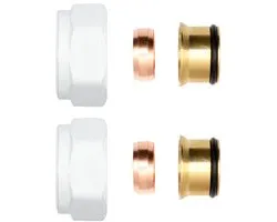 BELRAD klemkoppelingen wit EKX15 – 2 stuks