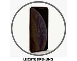 dipos – Matte Privacy Screenprotector geschikt voor FiiO DM13 BT | Anti-Spy Beschermfolie
