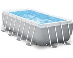 Intex Prism Frame Rechthoekig Opzetzwembad Set - 400 x 200 x 122 cm - Met filterpomp
