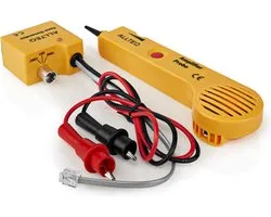 Kabeltester - Met toongenerator - Voor PC en multimedia - Incl. 9 Volt batterij - Met Led indicator - Koptelefoonaansluiting - Met draagtas - Allteq