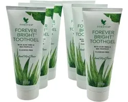 Forever Bright Aloe Vera Toothgel, 130 g x 6 pack