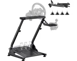 Support de volant de course pliable et réglable, compatible avec Logitech G29 G27 G920 G923 et Thrustmaster T300rs T300GT T248 Ts-PC Tsxw, pédales non incluses
