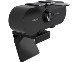Smartify Webcam - HD Pro Webcam - Full HD 1080P - Ingebouwde Microfoon - Inclusief Webcam Cover - Webcam Voor Pc