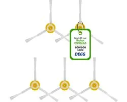 DEGG® - Brosse latérale adaptée aux séries iRobot roomba 900 - Convient aux pièces iRobot roomba - Roomba Spinners - 5 PIÈCES (S)