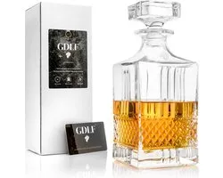 Carafe à whisky GDLF® Crystal Superior dans un coffret cadeau de luxe | Set de carafe à Whisky | Carafe carafe | Cadeau Homme | Cadeau pour mari