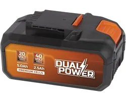Batterie Powerplus Dual Power POWDP9037 - 40V - 2,5 Ah - Samsung Li-ion