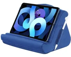 Dailygoody - Tablet Pillow Stand - Coussin pour tablette - Plusieurs angles de vision - Bleu - Adapté pour iPad et Galaxy Tab - Confortable et pratique