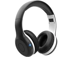 StayPowered Bluetooth Hoofdtelefoon voor Kinderen - Veilig en Kwalitatief Geluid - 85/94 dB Volumeregeling - 40 Uur Batterij - HD Microfoon - Opvouwbaar en Verstelbaar - Snelle Bluetooth 5.4 - Zwart - Levering Sneller dan Aangegeven!