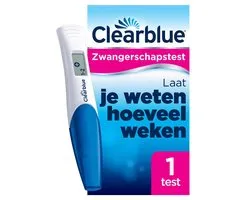 Clearblue Zwangerschapstest Met Wekenindicator: Stelt Het Aantal Weken Vast, 1 Digitale Test