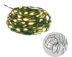 Cheqo® Guirlande lumineuse - Éclairage de Noël - Éclairage de sapin de Noël - Guirlandes lumineuses - Guirlandes lumineuses - Lumières LED pour l'intérieur et l'extérieur - 40LED - Wit Extra chaud