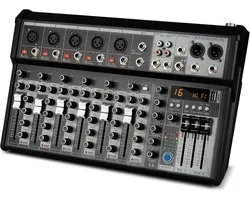 Compacte 4-kanaals audiomixer met Bluetooth en DSP-effecten