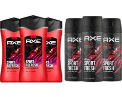 Axe Sport Refresh combi 3 deo en douchegel