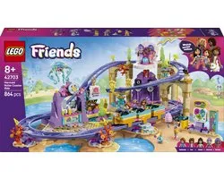 LEGO® Friends Montagnes Russes des Sirènes - Jouet de Construction pour Enfants à Partir de 8 Ans - Ensemble Imaginatif avec 5 Mini-Poupées, Stand de Thé à Bulles, Scène de Coquillages et Piscine - Idée Cadeau pour Filles et Garçons - 42703