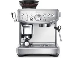 Sage SES876BSS the Barista Express Impress Brushed Stainless Steel - RVS Pistonmachine - Assisted Tamping - Dose assist - Espressomachine