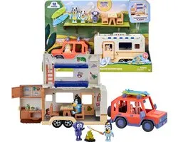 BLUEY - Bluey's 4WD Auto en Kampeeravonturen Deluxe Speelset