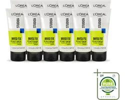 12 x L'Oréal Paris - Gel - Studio Line - Invisi Fix 24H Clear & Clean Gel - Strong - 150 ml - Grootverpakking - 24 Uur Fixatie - Natuurlijke Look - Haar Fixatie - Haar Verzorging - Haar Gel