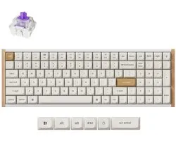 Keychron K4 HE toetsenbord Nebula special edition wit